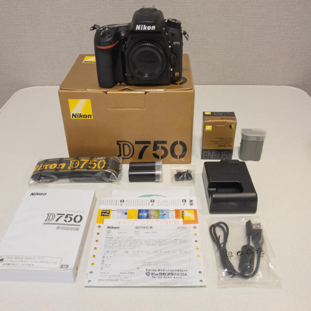 セール特価 Nikon - Nikon D750 一眼レフ カメラ（予備バッテリー EN-EL15A ） デジタル一眼