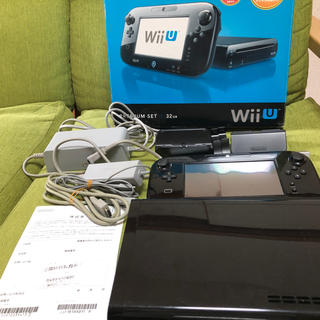 ウィーユー(Wii U)の任天堂 WiiU プレミアムセット（センサーバー付き）(家庭用ゲーム機本体)