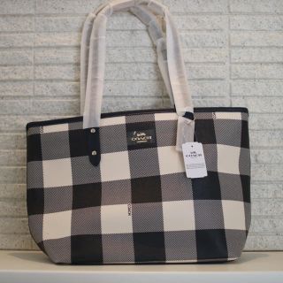 コーチ(COACH)のcoach トートバッグ チェック柄(トートバッグ)