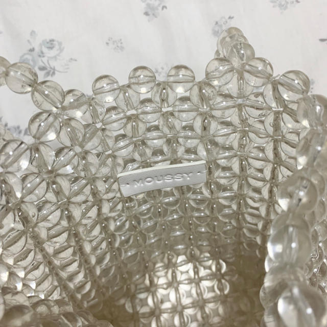 moussy - MOUSSY 新品 クリアビーズバッグの通販 by c.nn|マウジー moussy - MOUSSY 新品 クリアビーズバッグの通販 by c.nn|マウジー