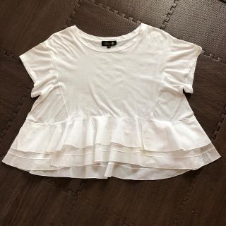 ドゥロワー(Drawer)のドゥロワー 裾ティアードフリルティーシャツ(Tシャツ(半袖/袖なし))