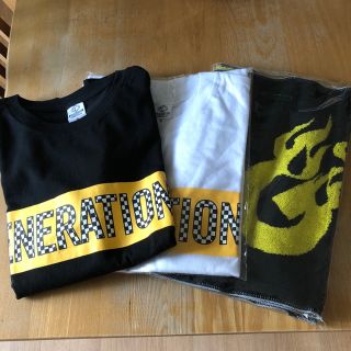 ジェネレーションズ(GENERATIONS)のgenerations 海外公演マフラータオルとTシャツセットmoco様専用(アイドルグッズ)