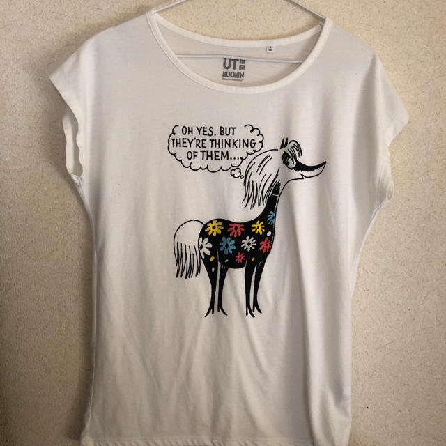 UNIQLO(ユニクロ)の☆ ユニクロ  ムーミンTシャツ  Sサイズ☆ レディースのトップス(Tシャツ(半袖/袖なし))の商品写真