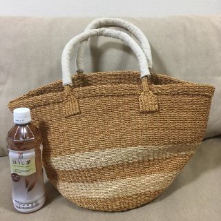 ムジルシリョウヒン(MUJI (無印良品))のお値下げ！サイザル かご カゴ バッグ 無印良品(かごバッグ/ストローバッグ)