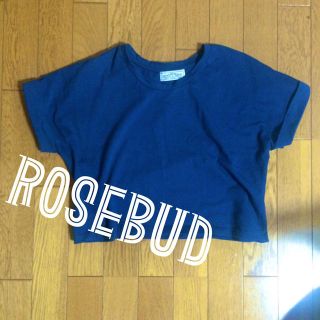 ローズバッド(ROSE BUD)のROSEBUD☆ショート丈Tシャツ(Tシャツ(半袖/袖なし))