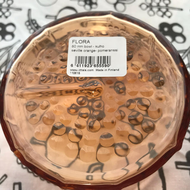 iittala(イッタラ)のお値下げ 新品 未使用 イッタラ フローラ 80ミリ セビリアオレンジ インテリア/住まい/日用品のキッチン/食器(食器)の商品写真