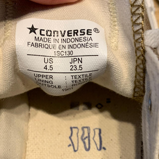 CONVERSE(コンバース)の未使用 コンバース 茶 レディースの靴/シューズ(スニーカー)の商品写真