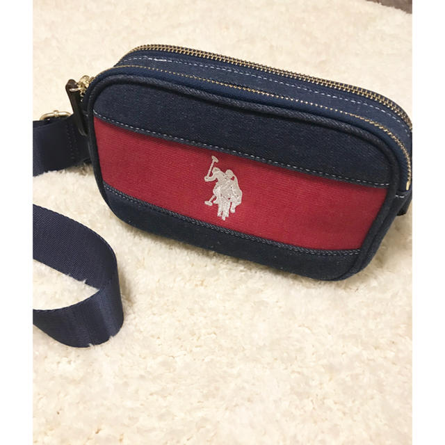 POLO RALPH LAUREN(ポロラルフローレン)の【美品】クラシカルデニムクロスボディーショルダーバッグS♡ユーエスポロアッスン♡ レディースのバッグ(ショルダーバッグ)の商品写真