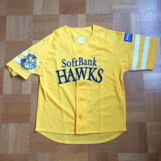 ✨SoftBank HAWKS✨シャツ(L)イエロー/野球応援グッズ