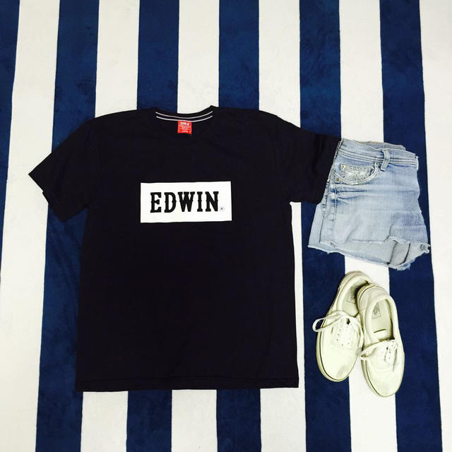 EDWIN(エドウィン)の新品未使用‼︎EDWIN ロゴTシャツ メンズのトップス(Tシャツ/カットソー(半袖/袖なし))の商品写真