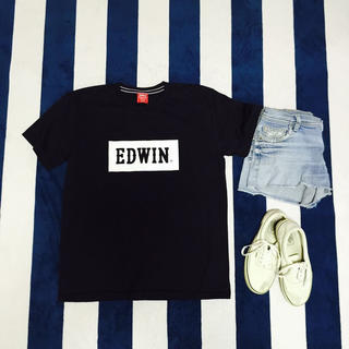 エドウィン(EDWIN)の新品未使用‼︎EDWIN ロゴTシャツ(Tシャツ/カットソー(半袖/袖なし))