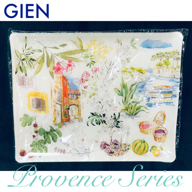 美品】Gien アクリルプレート・サービングトレー - 収納/キッチン雑貨