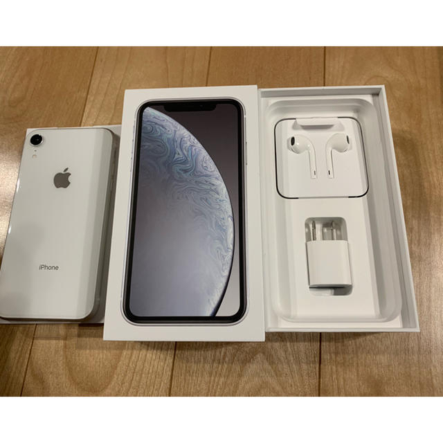 Apple - 新品 iPhoneXR 64GB ホワイト 白 simフリー ロック解除済みの通販 by しーの's shop｜アップルならラクマ