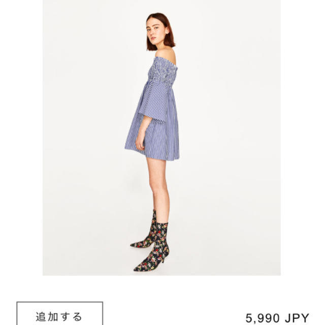 ZARA(ザラ)の新品未使用ZARAオフショルダートップス レディースのトップス(カットソー(半袖/袖なし))の商品写真