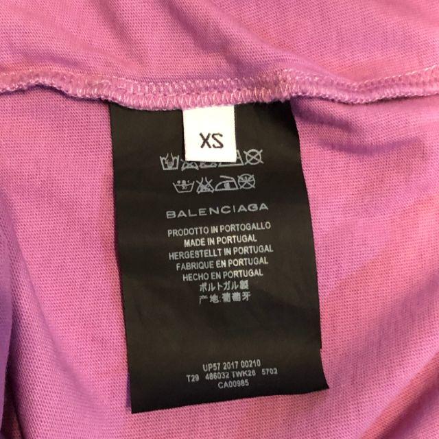 Balenciaga(バレンシアガ)のバレンシアガ BELIEVE Tシャツ パーブル XSサイズ メンズのトップス(Tシャツ/カットソー(半袖/袖なし))の商品写真