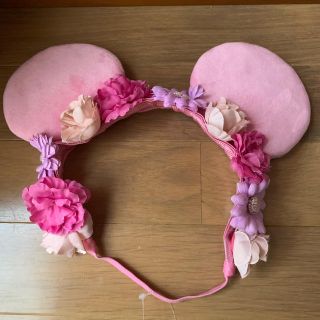 ディズニー(Disney)のディズニー❤︎お花たっぷりヘアバンド(ヘアバンド)