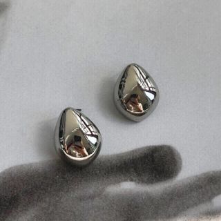 フリークスストア(FREAK'S STORE)のMetal drop silver pierce No.122(ピアス)