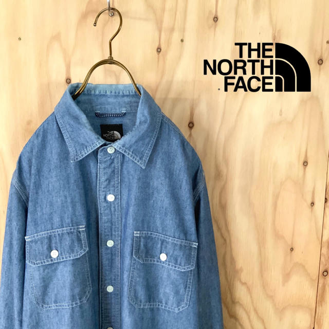 THE NORTH FACE(ザノースフェイス)のTHE NORTH FACE ノースフェイス デニムシャツ Lサイズ メンズのトップス(シャツ)の商品写真