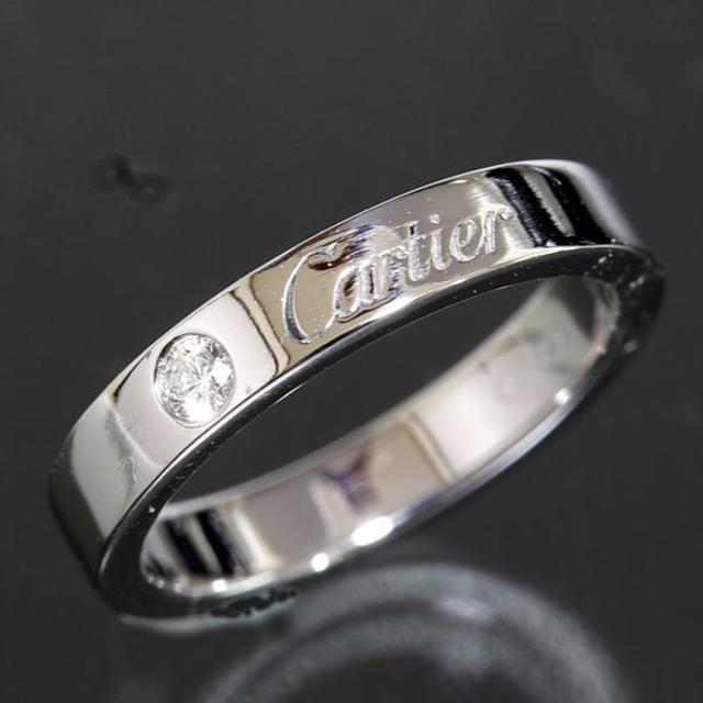 カルティエ cartier エングレーブド ダイヤリング size45 仕上済 | www ...