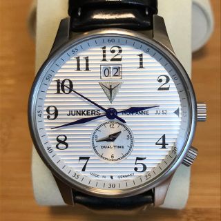 ユンハンス(JUNGHANS)の【ブランコ様専用】【美品】JUNKERS GMT腕時計(腕時計(アナログ))