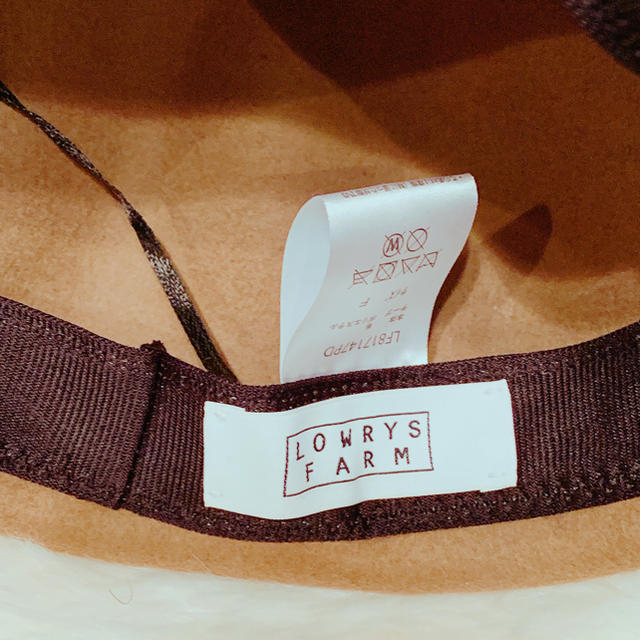 LOWRYS FARM(ローリーズファーム)の✩美品✩ ローリーズファーム フェルトキャスケット レディースの帽子(キャスケット)の商品写真