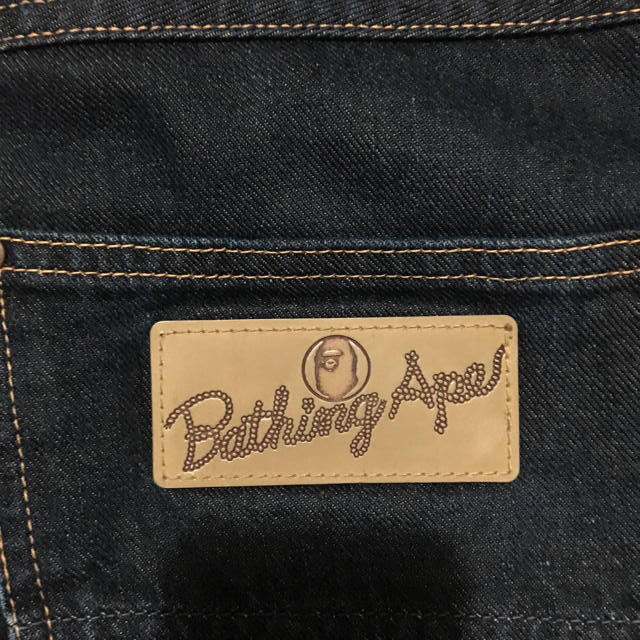 A BATHING APE(アベイシングエイプ)のアベイシングエイプ  ストレートジーンズ メンズのパンツ(デニム/ジーンズ)の商品写真