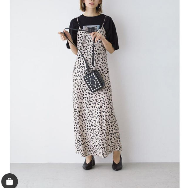 moussy(マウジー)の今季新作♡MOUSSY LEO PRINTED CAMIドレス☆レオパードワンピ レディースのワンピース(ロングワンピース/マキシワンピース)の商品写真