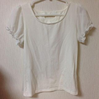 ロディスポット(LODISPOTTO)の白トップス(Tシャツ(半袖/袖なし))