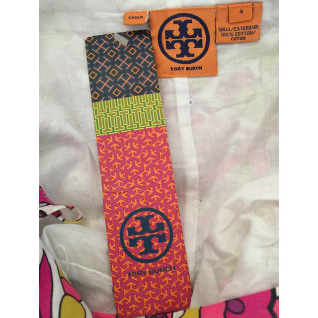 Tory Burch(トリーバーチ)のH&I様専用TORY BURCH トリーバーチ コットン ワンピース   レディースのワンピース(ロングワンピース/マキシワンピース)の商品写真