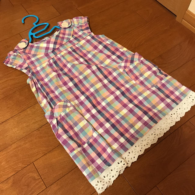 3can4on(サンカンシオン)のワンピース 3can4on 110センチ キッズ/ベビー/マタニティのキッズ服女の子用(90cm~)(ワンピース)の商品写真