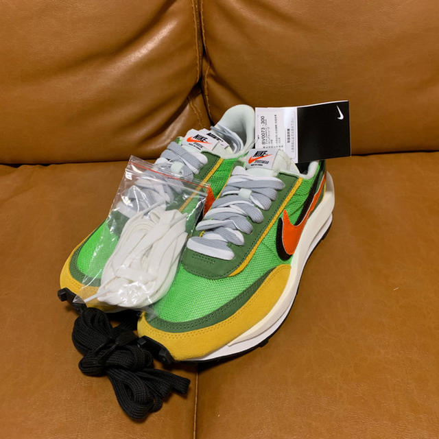 24.5cm sacai x NIKE LD WAFFLE Green245cm付属品