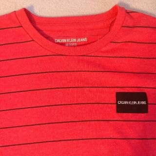 カルバンクライン(Calvin Klein)の▲Calvinklein カルバンクライン Tシャツ赤 11～12歳 新品未使用(Tシャツ/カットソー)