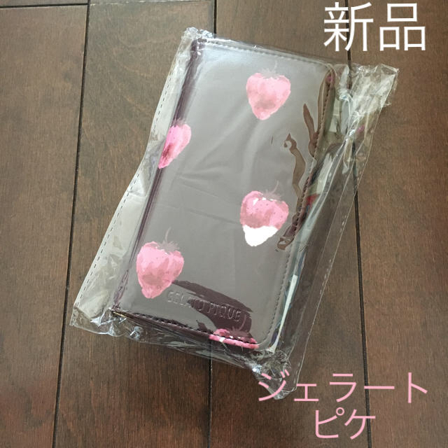 gelato pique(ジェラートピケ)の新品 ジェラートピケ iphoneカバー ケース ストロベリー バレンタイン スマホ/家電/カメラのスマホアクセサリー(iPhoneケース)の商品写真