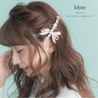 トッコ(tocco)のtocco カラービジュー×リボンバレッタ(バレッタ/ヘアクリップ)