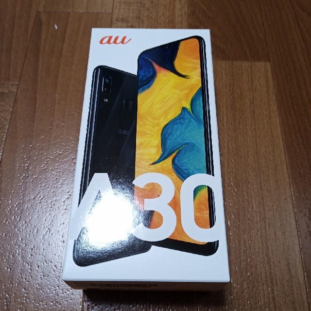 ☆新品☆au Galaxy A30 SCV43 ブラック！スマートフォン/携帯電話