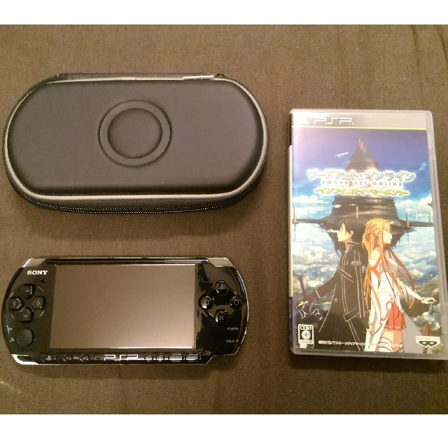 PlayStation Portable(プレイステーションポータブル)の(バッテリー劣化)SONY PSP-3000PB 使用期間僅か  エンタメ/ホビーのゲームソフト/ゲーム機本体(携帯用ゲーム機本体)の商品写真
