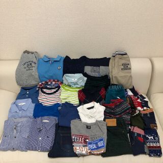 ユニクロ(UNIQLO)の子供服約120サイズまとめ売りH&M/GITA/千趣会/ユニクロ/GAP/GU(Tシャツ/カットソー)