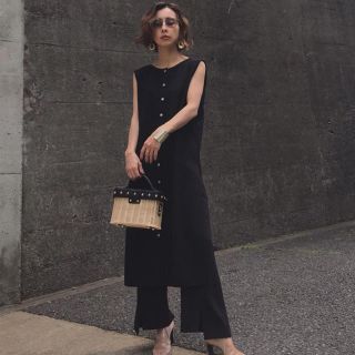 アメリヴィンテージ(Ameri VINTAGE)のAmeri OTONA 2WAY LONG BLOUSE & PANTS(セット/コーデ)