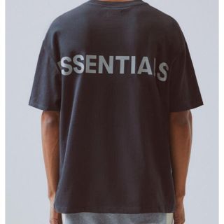 フィアオブゴッド(FEAR OF GOD)のFOG ESSENTIALS 19FW  T-shirt ブラック M(Tシャツ/カットソー(半袖/袖なし))