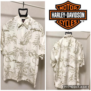 ハーレーダビッドソン(Harley Davidson)のハーレーダビッドソン 半袖シャツ シルク100% アロハ(シャツ)