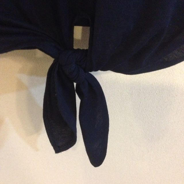 Rope' Picnic(ロペピクニック)のロペピクニック 裾リボン トップス レディースのトップス(Tシャツ(半袖/袖なし))の商品写真