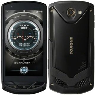 キョウセラ(京セラ)の新品 au TORQUE  G02 KYV35 Black(053-2)(スマートフォン本体)