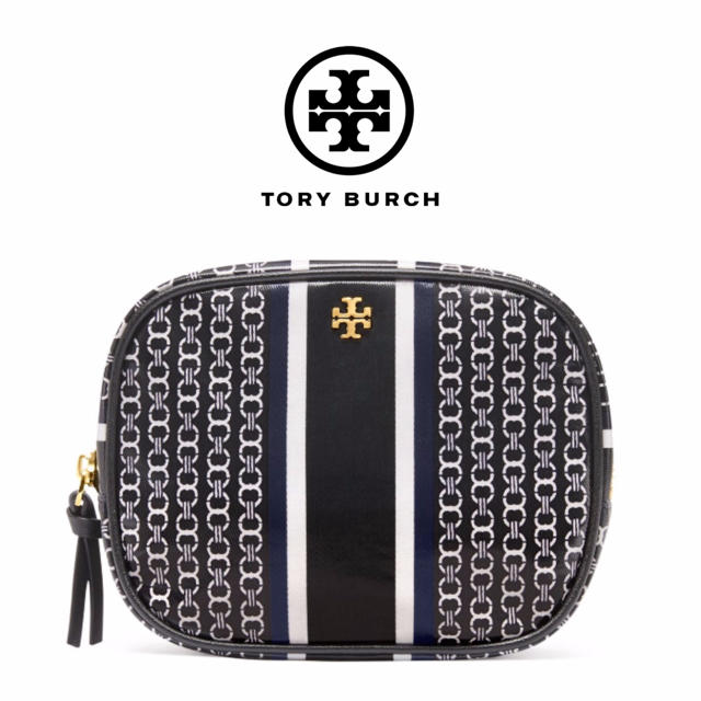 Tory Burch(トリーバーチ)のトリーバーチ コスメポーチ  ブラック レディースのファッション小物(ポーチ)の商品写真