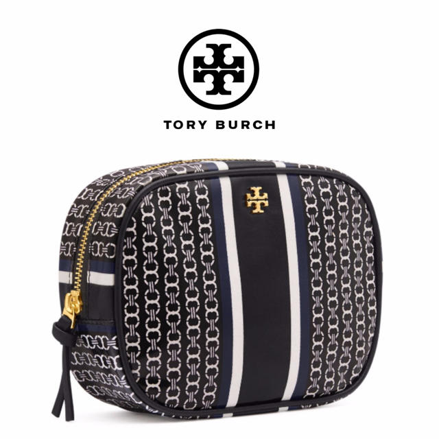 Tory Burch(トリーバーチ)のトリーバーチ コスメポーチ  ブラック レディースのファッション小物(ポーチ)の商品写真