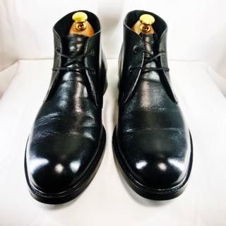 【超美品】STEFANO ROSSI　ブーツタイプ　黒　24.5cm(ドレス/ビジネス)