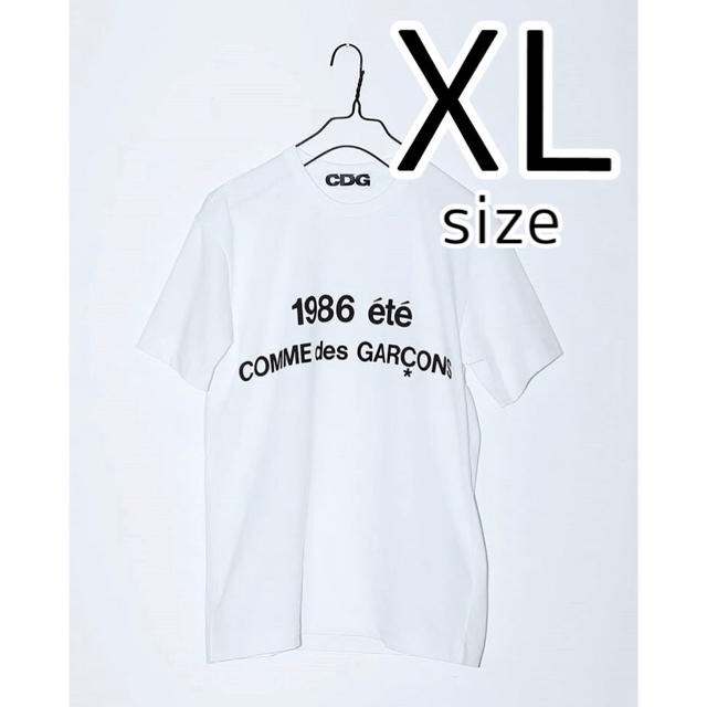サイズXXL正規品新品未使用CDGcdgコムデギャルソン1986ete Tシャツ