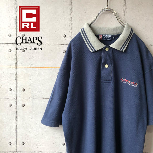 CHAPS(チャップス)の【激レア】 ラルフローレン チャップス ワンポイントロゴ ポロシャツ メンズのトップス(ポロシャツ)の商品写真