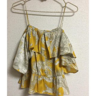 ザラ(ZARA)のザラ 花柄 キャミソール トップス(キャミソール)