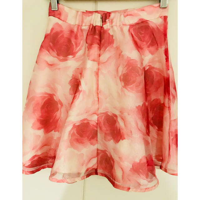 Luxe Rose(リュクスローズ)のLuxe Rose シースルーフレアースカート レディースのスカート(ひざ丈スカート)の商品写真