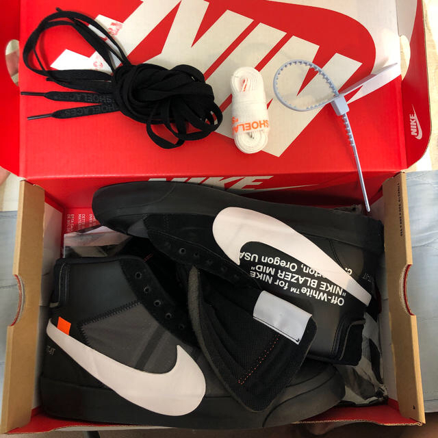 Nike off-white blazer 黒